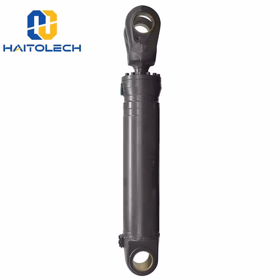 Grundlegende Anpassung Doppeltwirkender Langhub-Teleskophubhydraulik RAM Engineering-Hydraulikzylinder für Traktorlader-Betonpumpen-LKW-Fabrik